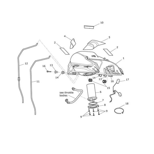 Réservoir Carburant et Pompe