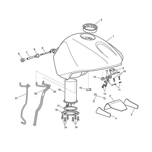 Réservoir Carburant et Pompe