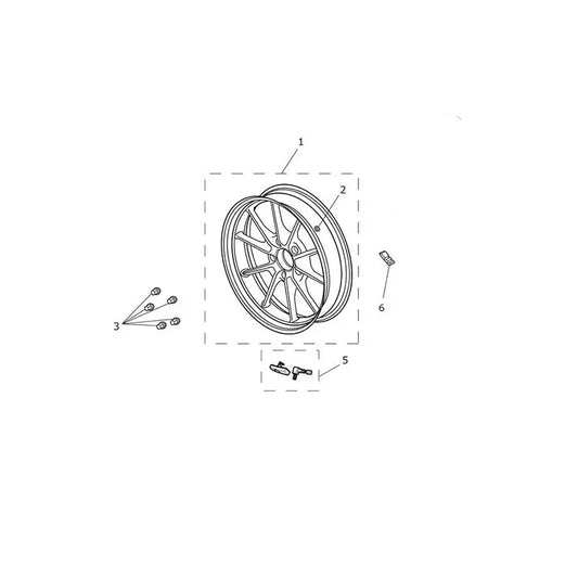 Roue Arrière Baton