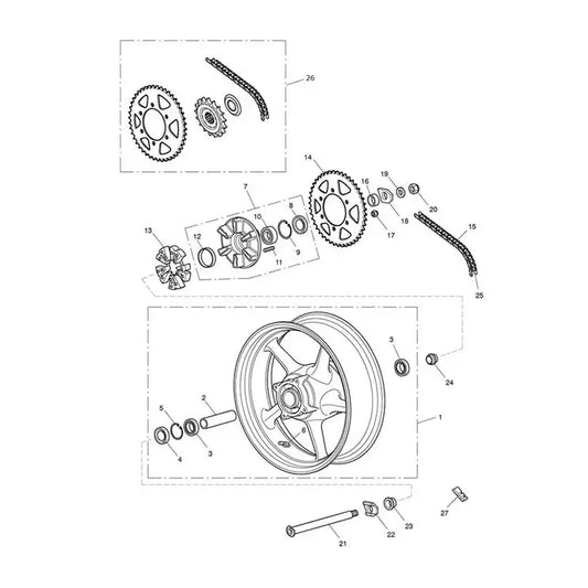 Roue Arrière et Transmission