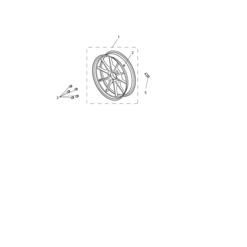Roue Arrière Tiger Explorer XC (VIN à partir de 740277) Micro-Fiche