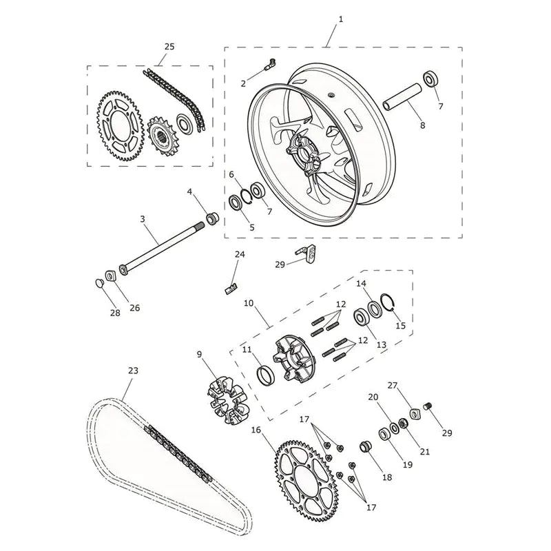 Roue Arrière Tiger Sport 800 Tour Micro-Fiche