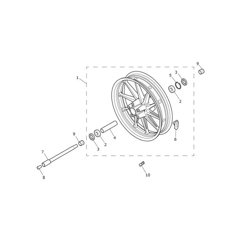 Roue Avant Rocket 3 Storm GT Micro-Fiche