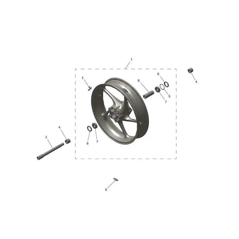 Roue Avant Tiger Sport 800 Micro-Fiche