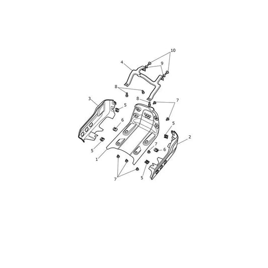 Sabot Moteur Scrambler 900 VIN à partir de CM9964 Micro-Fiche