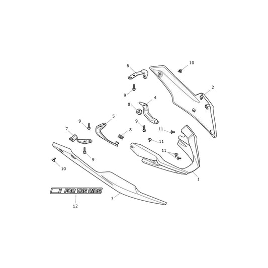 Sabot Moteur Speed Triple 1200 RS VIN à partir de CD3148 Micro-Fiche