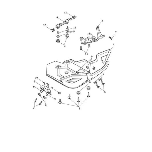 Sabot Moteur Tiger 1200 Desert Micro-Fiche