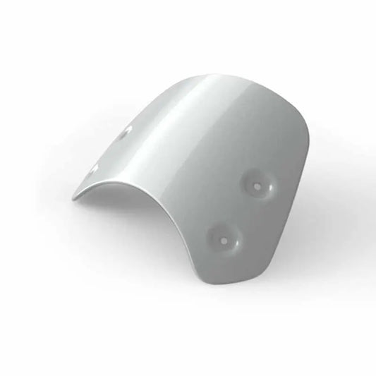 Saute-Vent Court Aluminium Silver 
