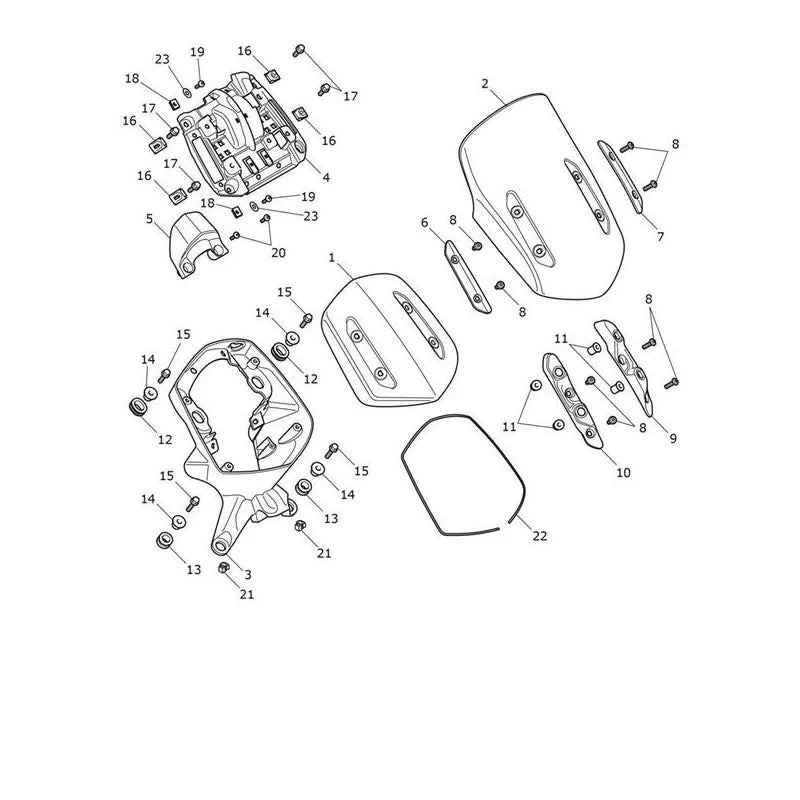 Saute-Vent Rocket 3 GT Micro-Fiche