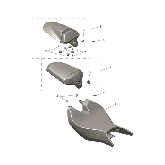 Selle Speed Triple 1200 RS VIN à partir de CD3148 Micro-Fiche