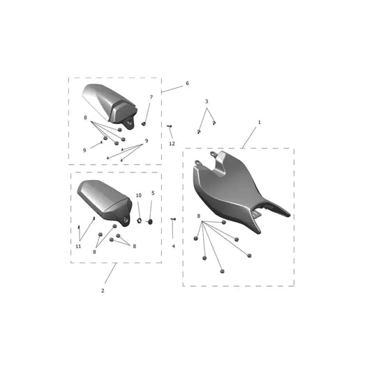 Selle Speed Triple 1200 RX Micro-Fiche