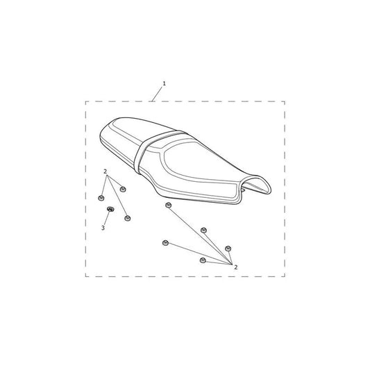 Selle Street Twin 900 VIN jusqu'au AB9714 Micro-Fiche