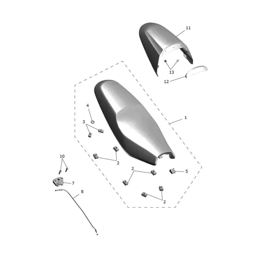Selle Thruxton 400 Micro-Fiche
