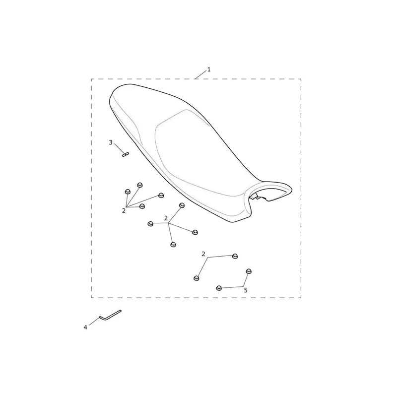 Selle Tiger Sport 660 VIN jusqu'au CB9285 Micro-Fiche
