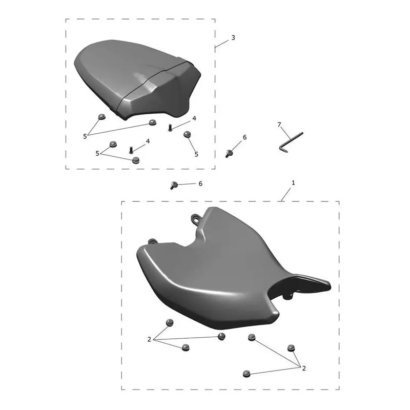 Selle Trident 660 VIN à partir de CN4040 Micro-Fiche