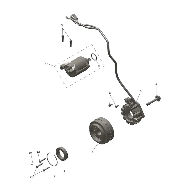 Starter Alternateur TF 250-E Micro-Fiche