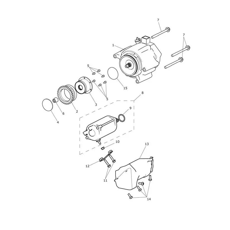 Starter Alternateur Tiger Explorer XC (VIN jusqu’au 740276) Micro-Fiche