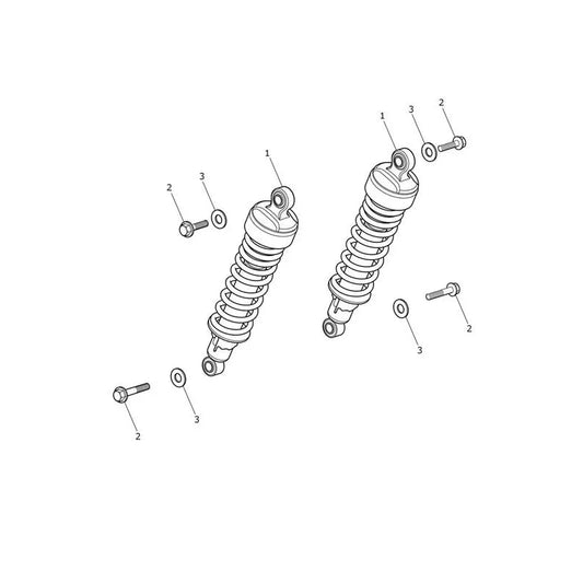 Suspension Arrière Bonneville T120 VIN AC6130 à CL9402 Micro-Fiche