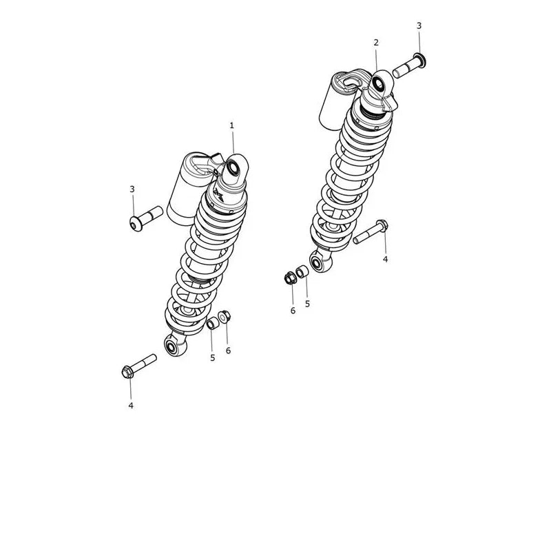 Suspension Arrière Scrambler 1200 X Micro-Fiche