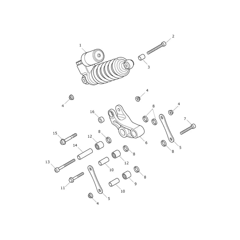 Suspension Arrière Speed Triple 1200 RR Micro-Fiche