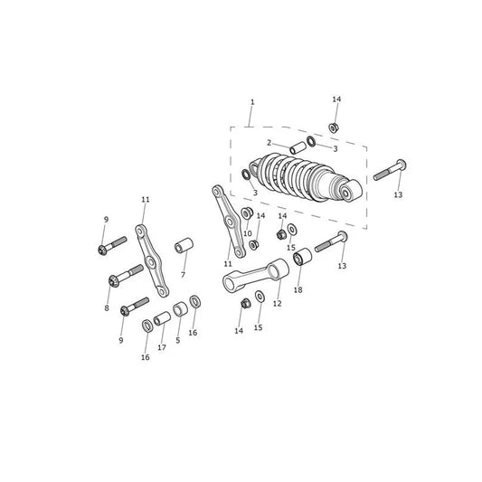 Suspension Arrière Bonneville Speedmaster VIN à partir de CM2412 Micro-Fiche