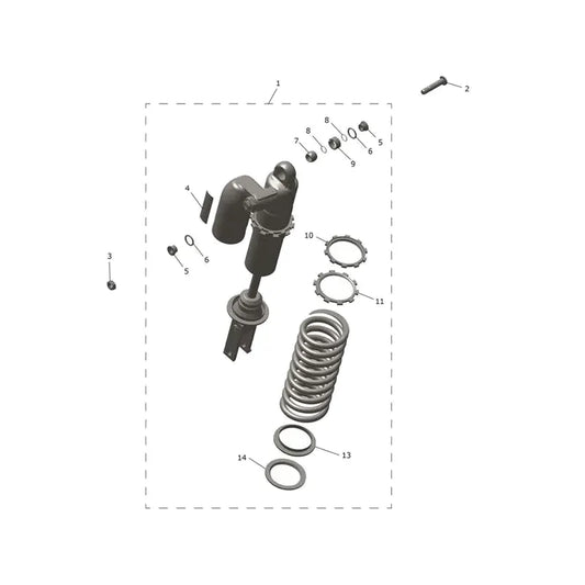 Suspension Arrière TF 250-C Micro-Fiche