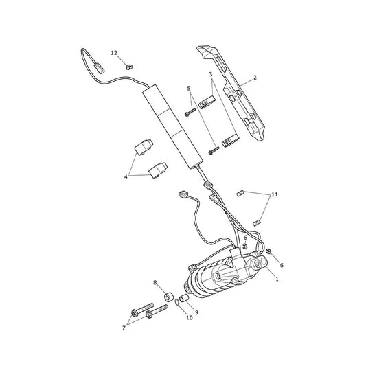 Suspension Arrière Tiger 1200 GT Pro (VIN à partir de AV5527)