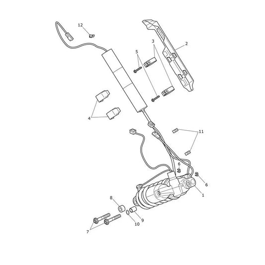Suspension Arrière Tiger 1200 Rally Explorer Micro-Fiche