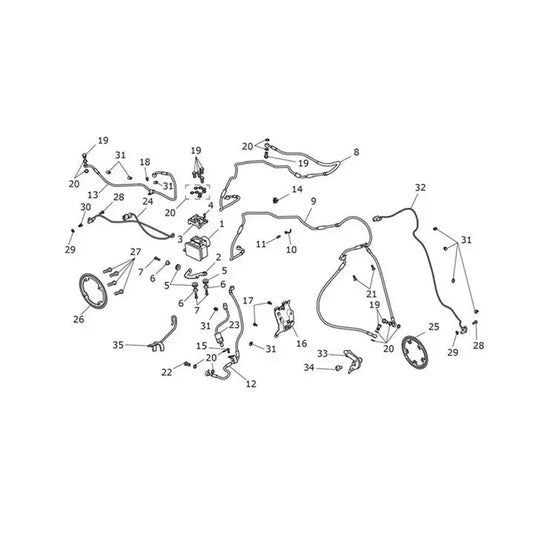 Système ABS Scrambler 1200 XC VIN jusqu'au AE9097 Micro-Fiche