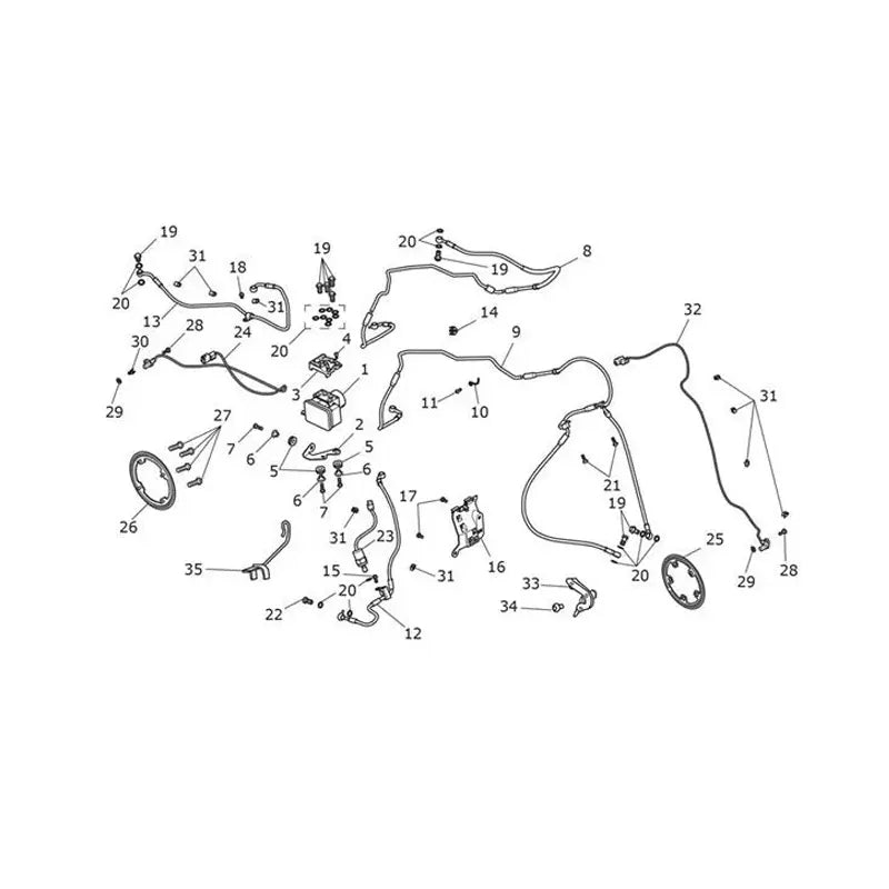 Système ABS Scrambler 1200 XC VIN à partir de AE9098 Micro-Fiche
