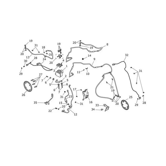 Système ABS Scrambler 1200 XE VIN AC8499 à BN8564 Micro-Fiche