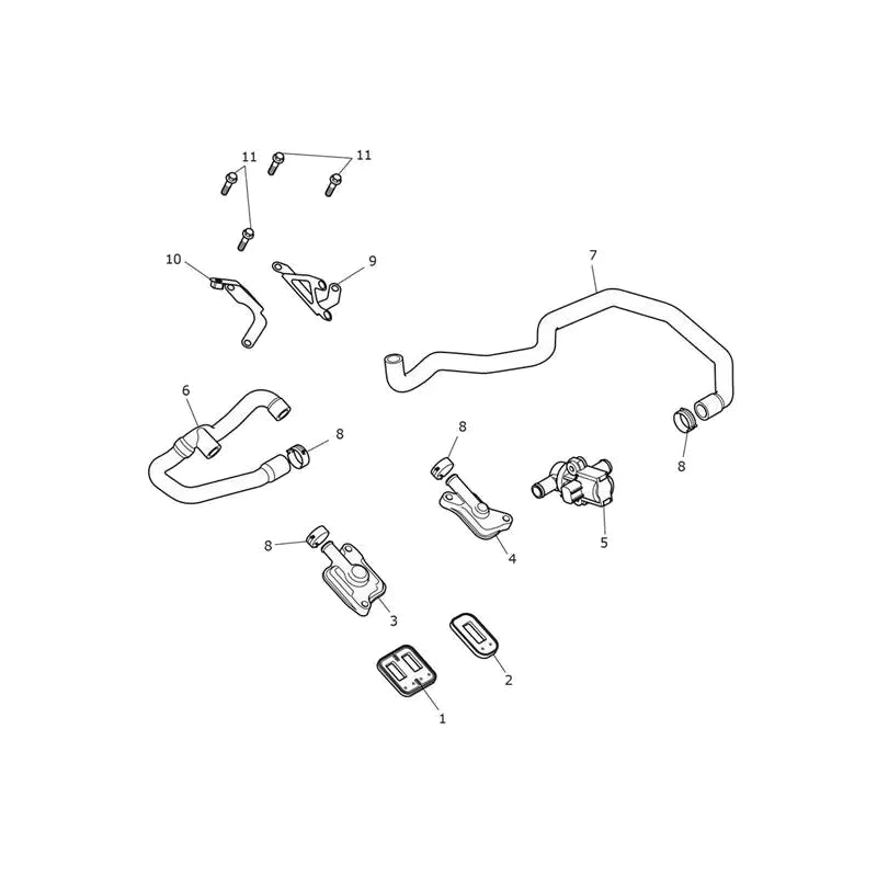 Système Antipollution Tiger Sport 660 VIN jusqu'au CB9285 Micro-Fiche