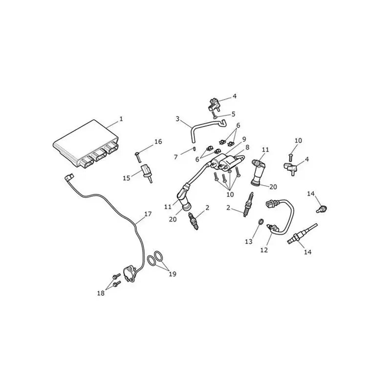 Système de Gestion Moteur Scrambler 900 VIN à partir de CM9964 Micro-Fiche