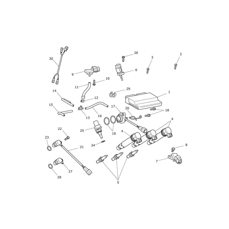 Système de Gestion Moteur Street Triple 675R (VIN 560477 à 806645)
