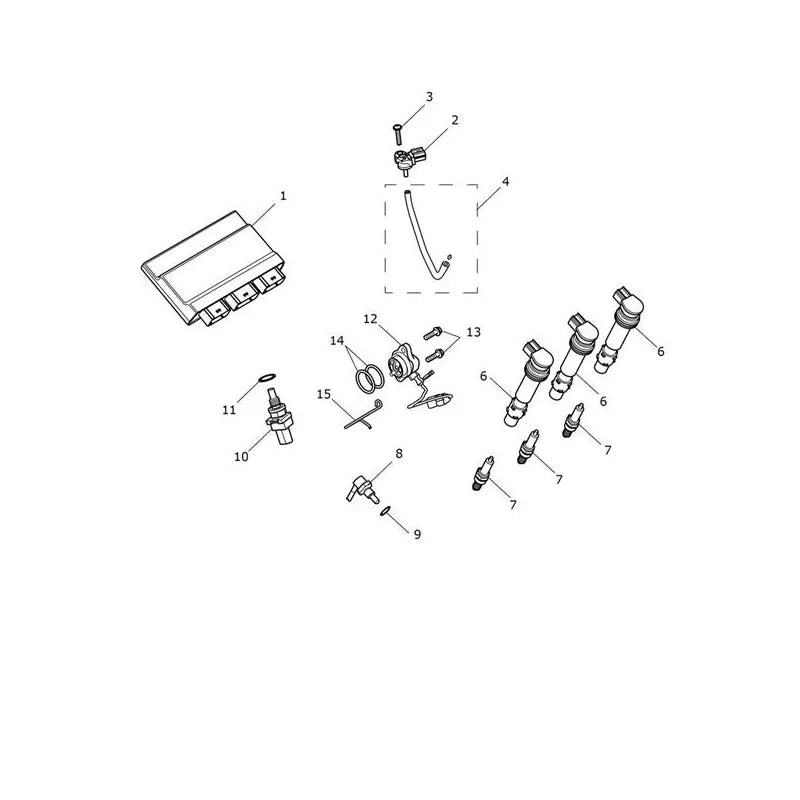 Système de Gestion Moteur Trident 660 VIN CB1390 à CN4039 Micro-Fiche