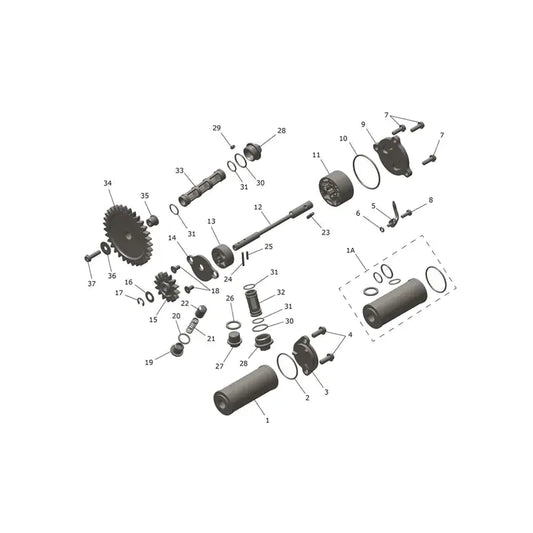 Système de Lubrification TF 250-X VIN jusqu'au CC7868 Micro-Fiche