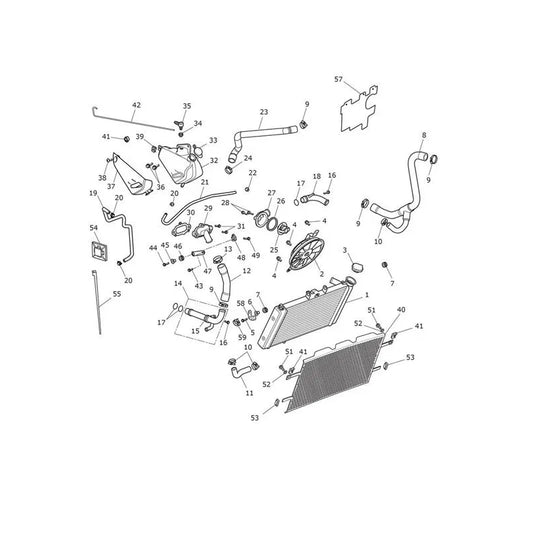Système de Refroidissement Tiger 800 XCA (VIN 674842 à 855531) Micro-Fiche