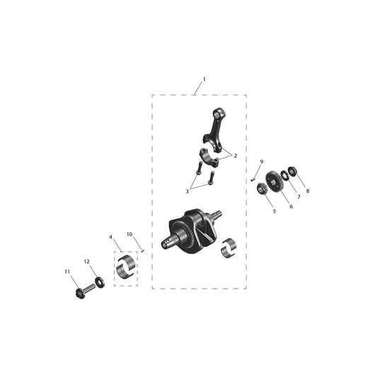 Vilebrequin & Bielles Speed 400 Micro-Fiche