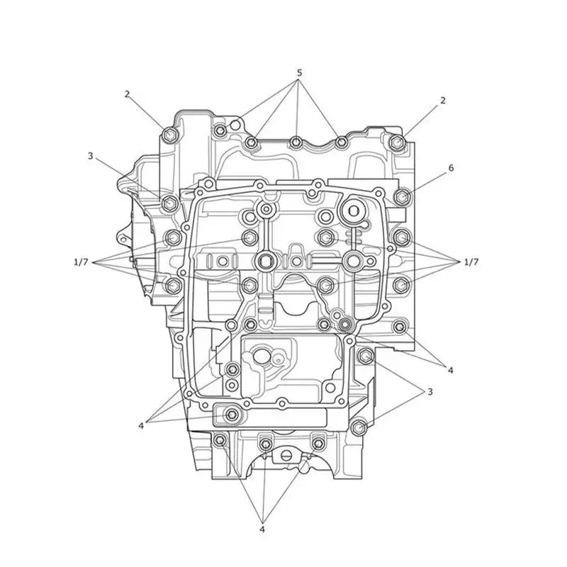 Vis de Carter Moteur