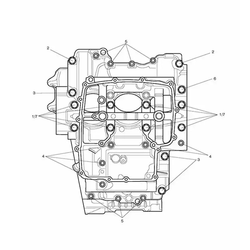 Vis de Carter Moteur