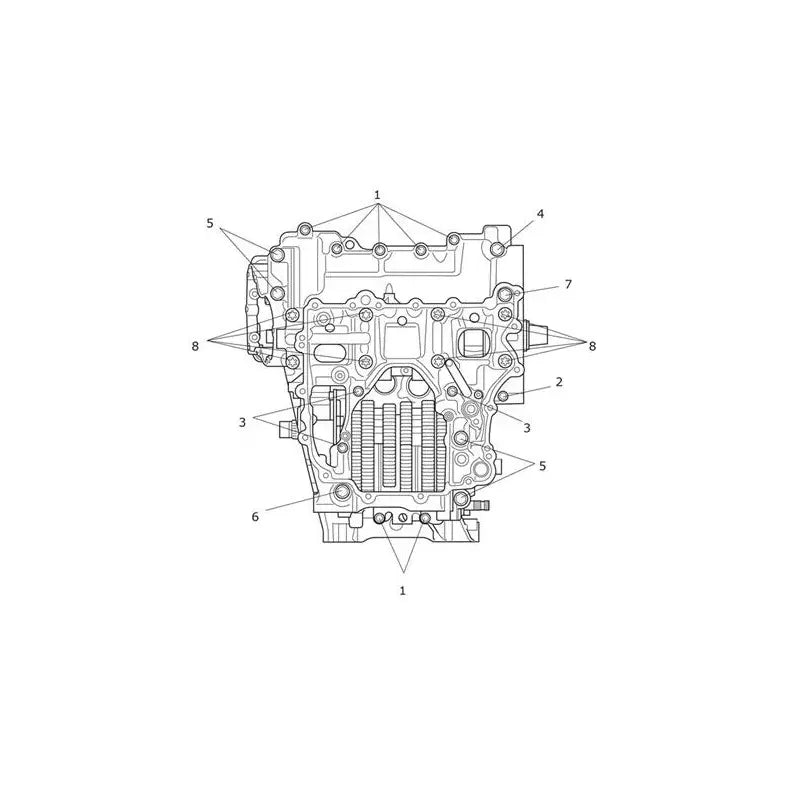 Vis de Carter Moteur Speed Triple 1200 RS VIN jusqu'au CD3147 Micro-Fiche
