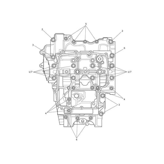 Vis de Carter Moteur Tiger 900 GT VIN jusqu'au BP6440
